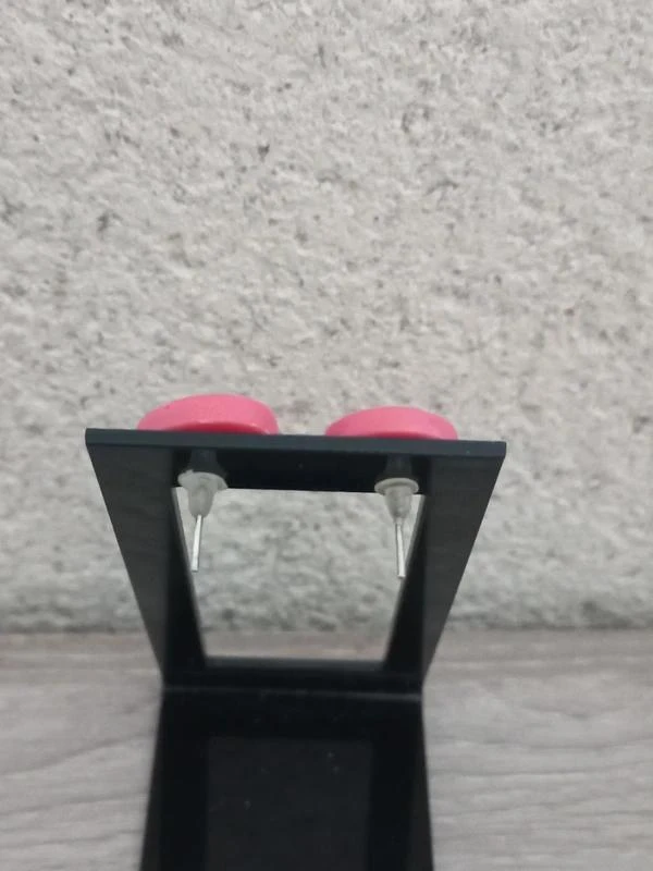 Paar Roze 'M&M's' Stud Oorbellen – photo 2